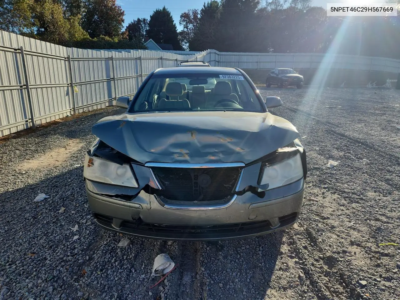5NPET46C29H567669 2009 Hyundai Sonata Gls