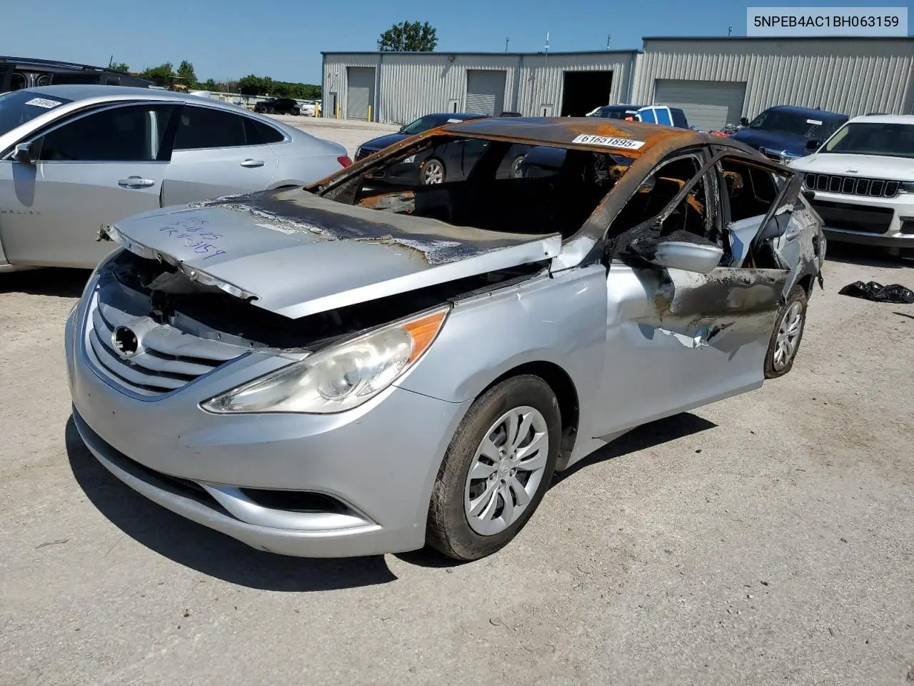 2011 Hyundai Sonata Gls VIN: 5NPEB4AC1BH063159 Lot: 53390156