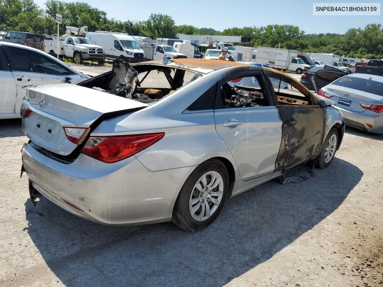 2011 Hyundai Sonata Gls VIN: 5NPEB4AC1BH063159 Lot: 53390156