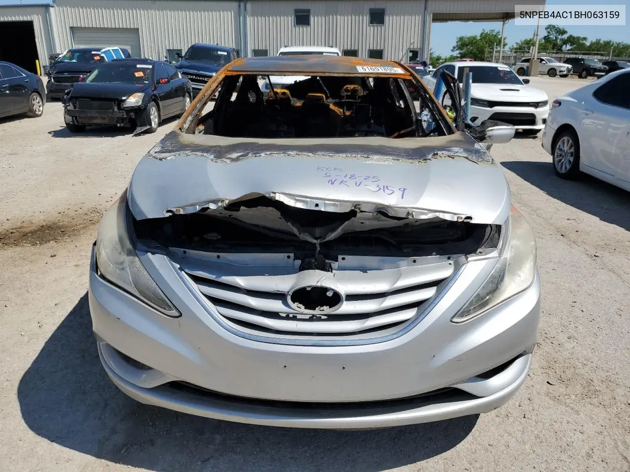 2011 Hyundai Sonata Gls VIN: 5NPEB4AC1BH063159 Lot: 53390156