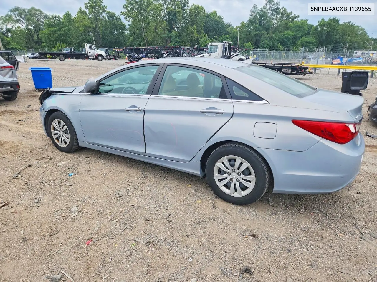2011 Hyundai Sonata Gls VIN: 5NPEB4ACXBH139655 Lot: 56638486