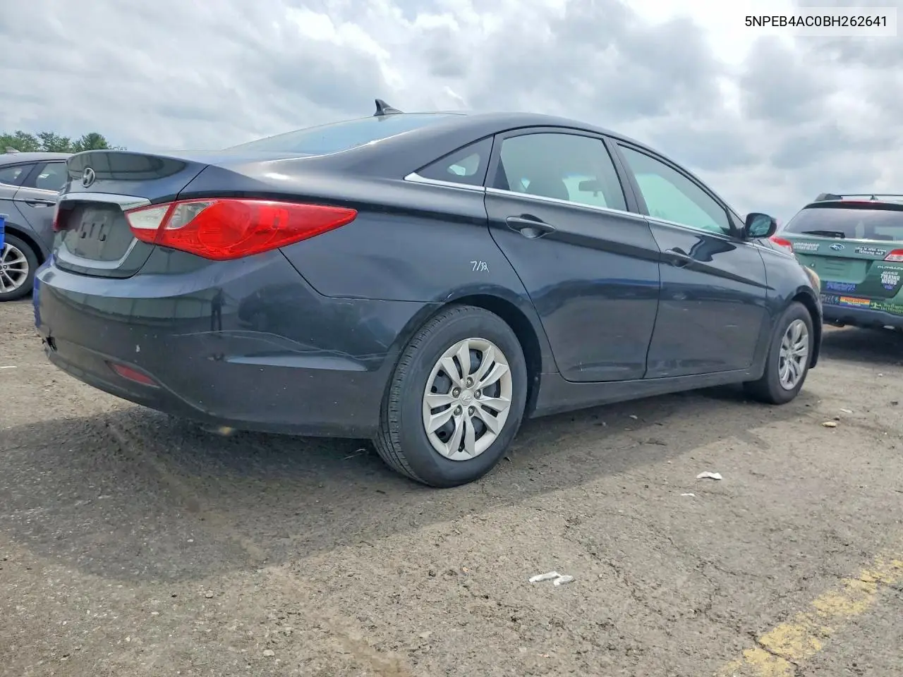 2011 Hyundai Sonata Gls VIN: 5NPEB4AC0BH262641 Lot: 61155686