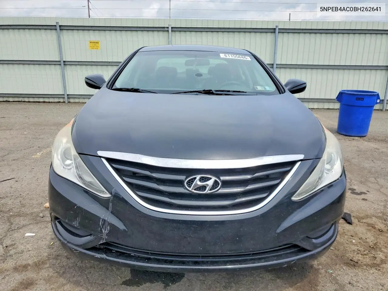 2011 Hyundai Sonata Gls VIN: 5NPEB4AC0BH262641 Lot: 61155686