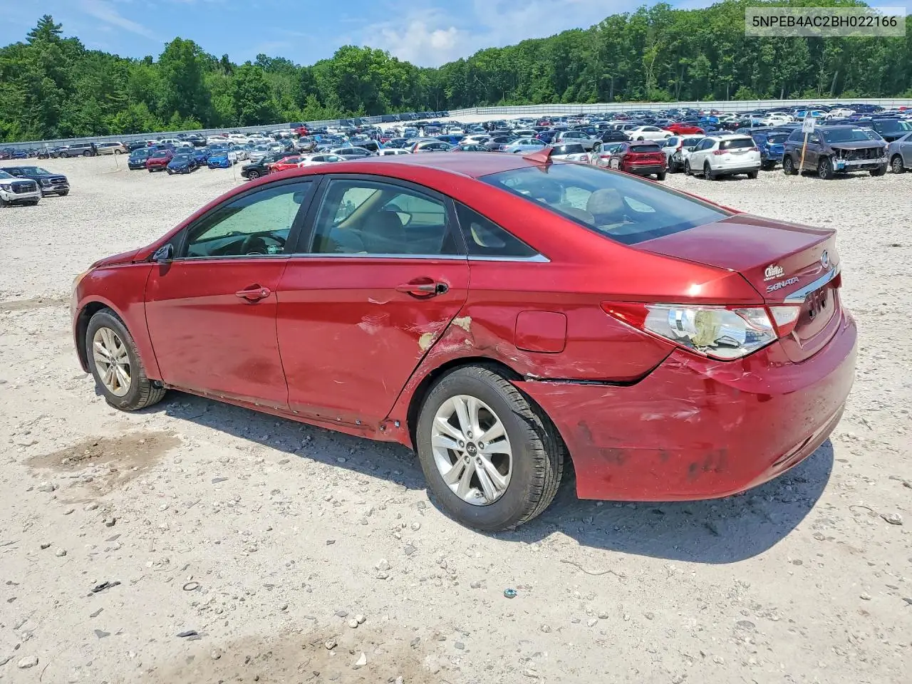 2011 Hyundai Sonata Gls VIN: 5NPEB4AC2BH022166 Lot: 61505196