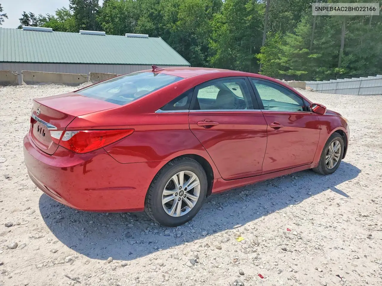 2011 Hyundai Sonata Gls VIN: 5NPEB4AC2BH022166 Lot: 61505196