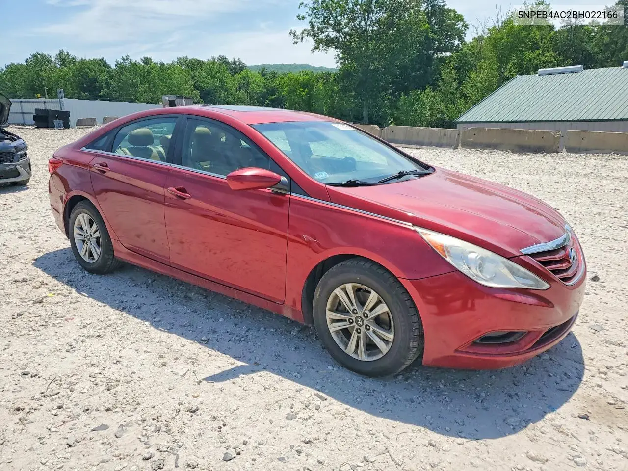 2011 Hyundai Sonata Gls VIN: 5NPEB4AC2BH022166 Lot: 61505196