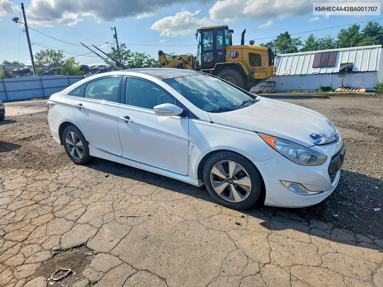 2011 Hyundai Sonata Hybrid VIN: KMHEC4A43BA001707 Lot: 61729626