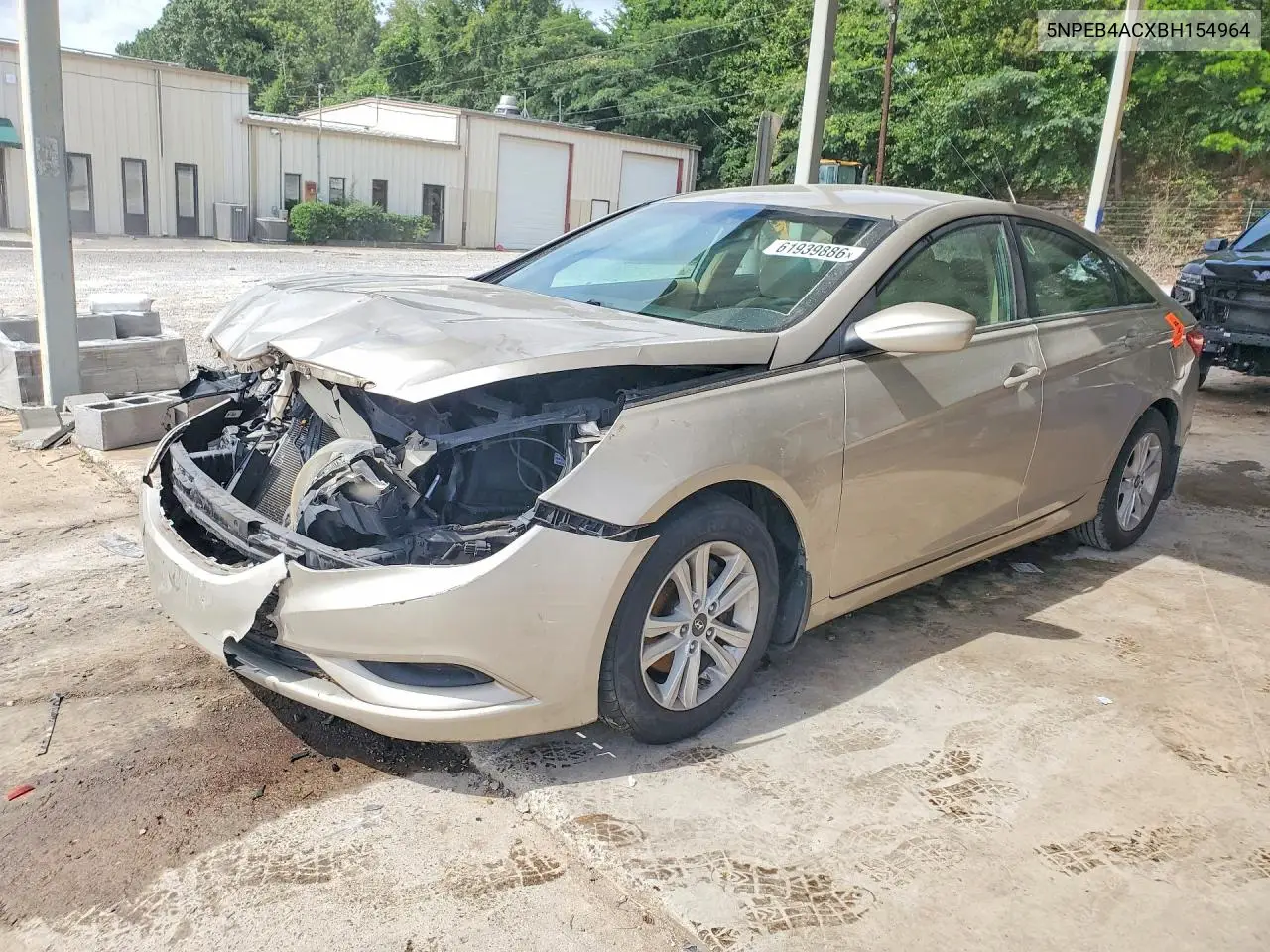 5NPEB4ACXBH154964 2011 Hyundai Sonata Gls