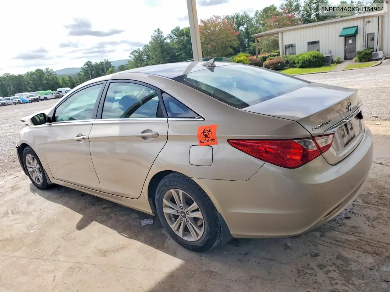 5NPEB4ACXBH154964 2011 Hyundai Sonata Gls