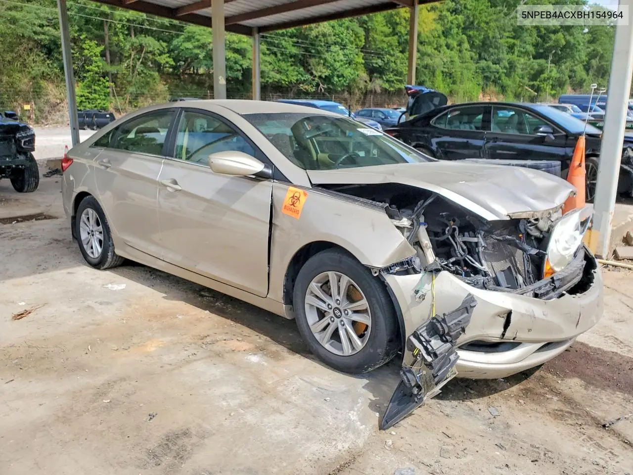 5NPEB4ACXBH154964 2011 Hyundai Sonata Gls