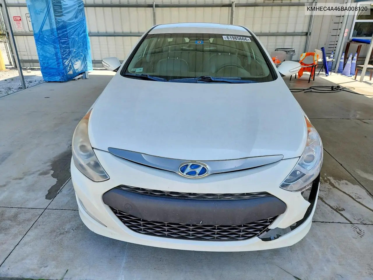 2011 Hyundai Sonata Hybrid VIN: KMHEC4A46BA008120 Lot: 61985666