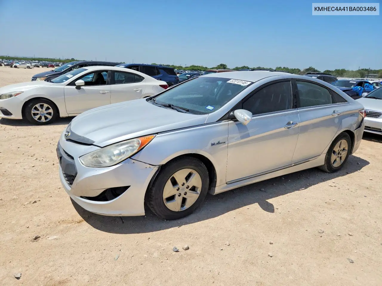 2011 Hyundai Sonata Hybrid VIN: KMHEC4A41BA003486 Lot: 62010146
