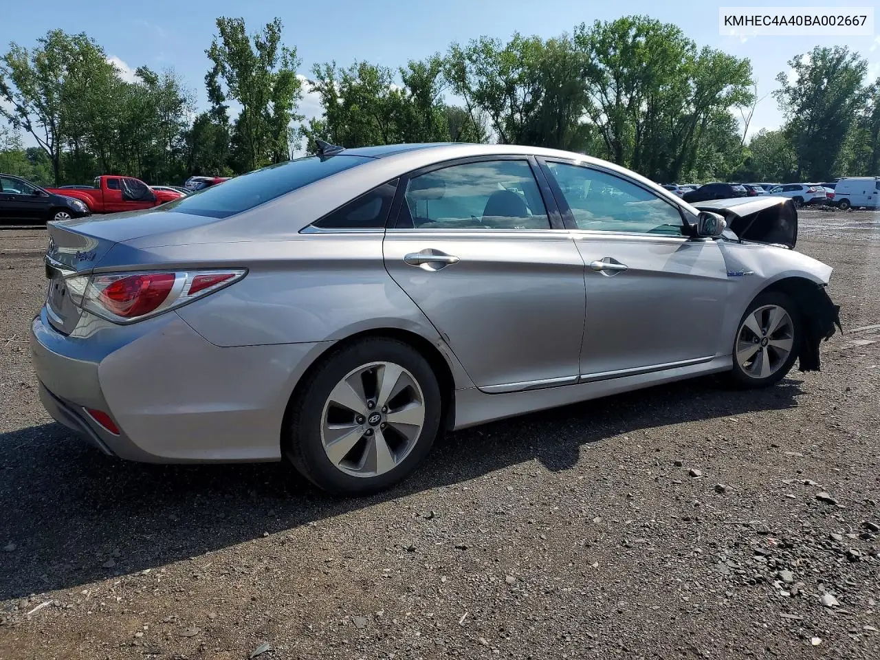 2011 Hyundai Sonata Hybrid VIN: KMHEC4A40BA002667 Lot: 62098856