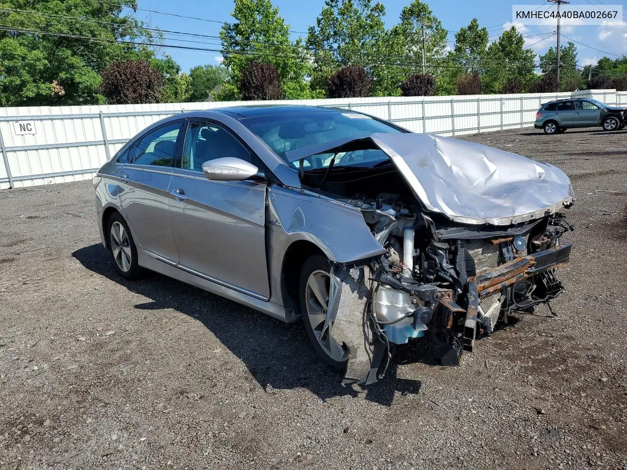 2011 Hyundai Sonata Hybrid VIN: KMHEC4A40BA002667 Lot: 62098856