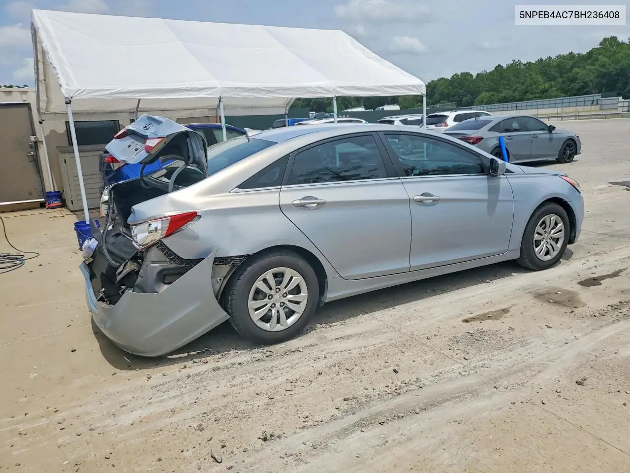 2011 Hyundai Sonata Gls VIN: 5NPEB4AC7BH236408 Lot: 62218466