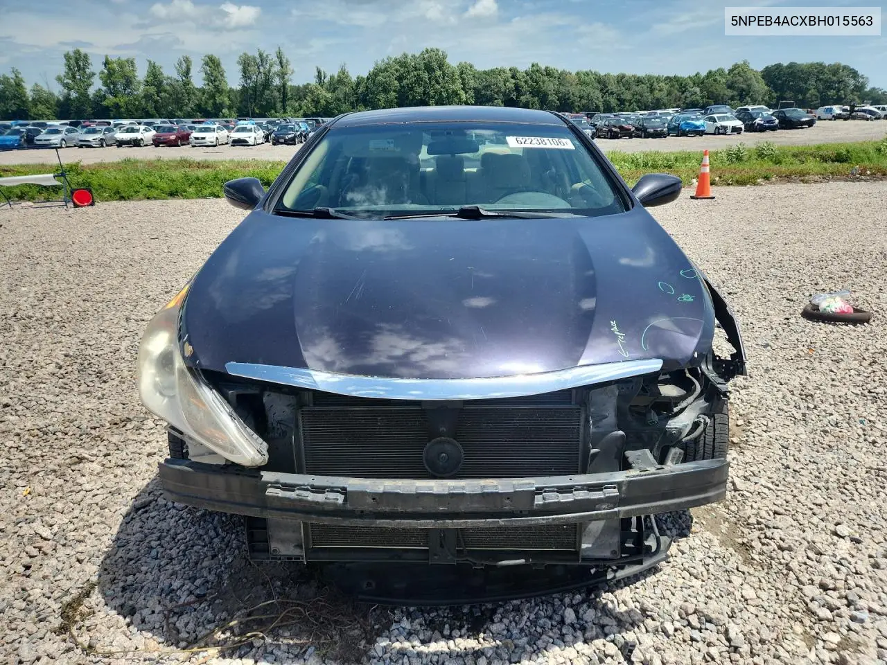 2011 Hyundai Sonata Gls VIN: 5NPEB4ACXBH015563 Lot: 62238106