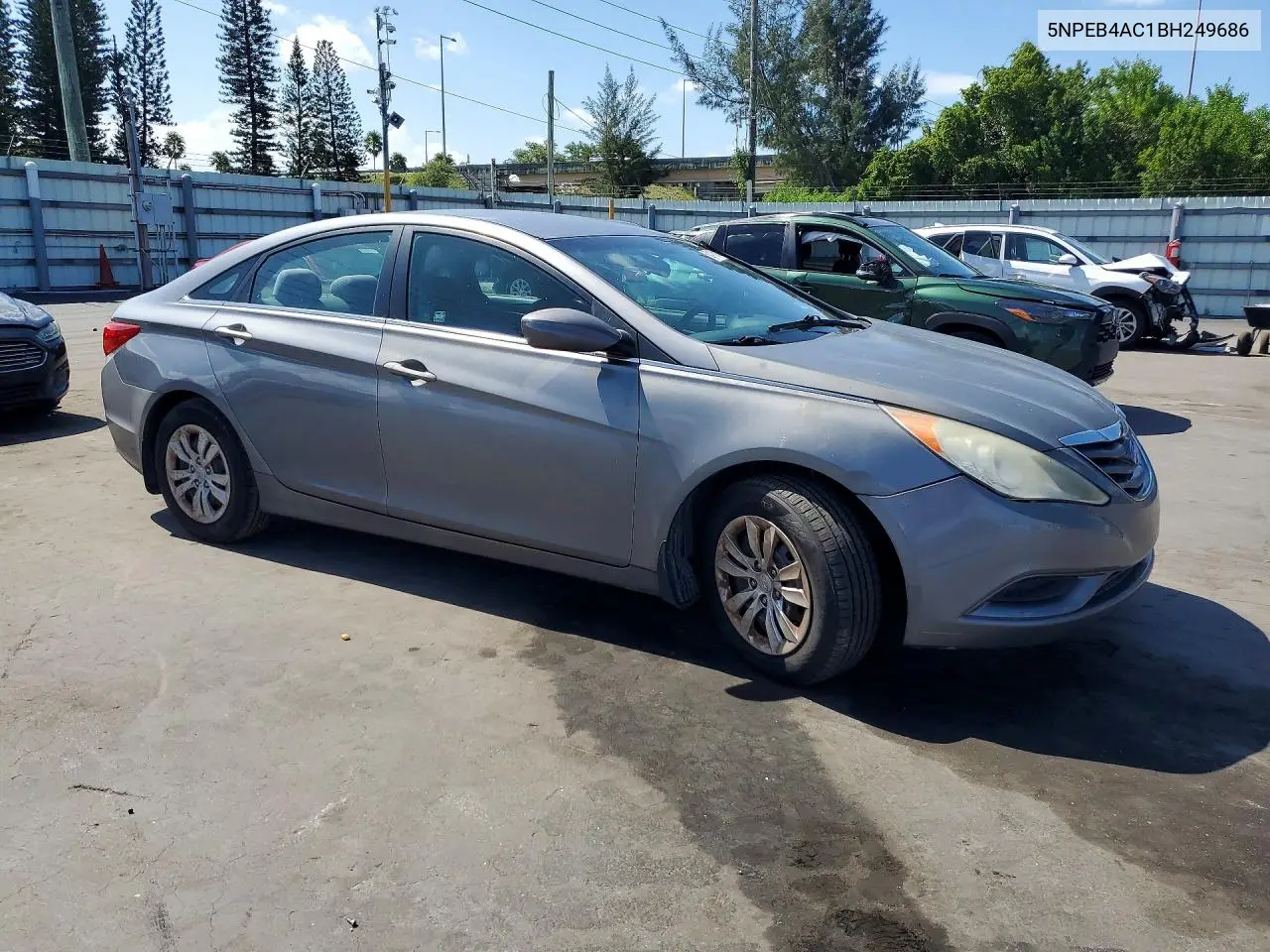 2011 Hyundai Sonata Gls VIN: 5NPEB4AC1BH249686 Lot: 62417606