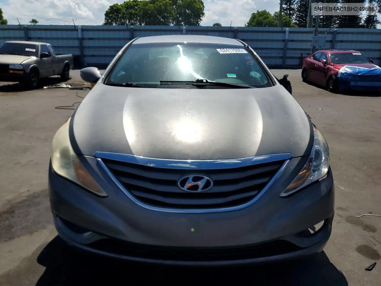 2011 Hyundai Sonata Gls VIN: 5NPEB4AC1BH249686 Lot: 62417606