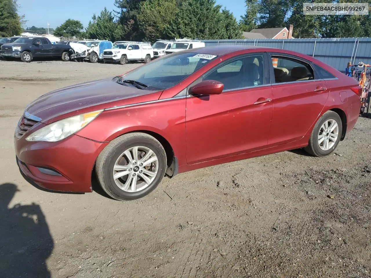 5NPEB4AC8BH099267 2011 Hyundai Sonata Gls