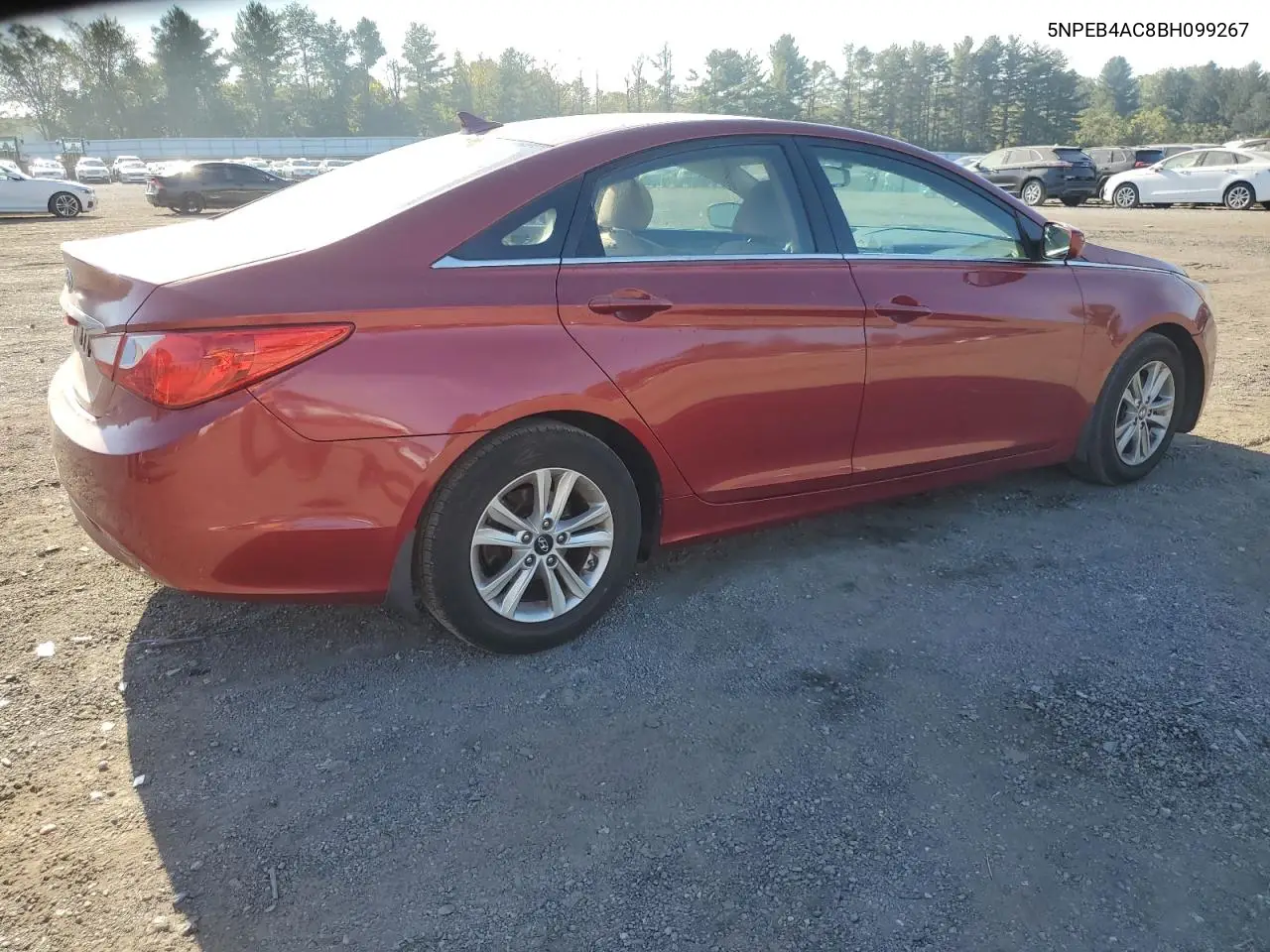 5NPEB4AC8BH099267 2011 Hyundai Sonata Gls