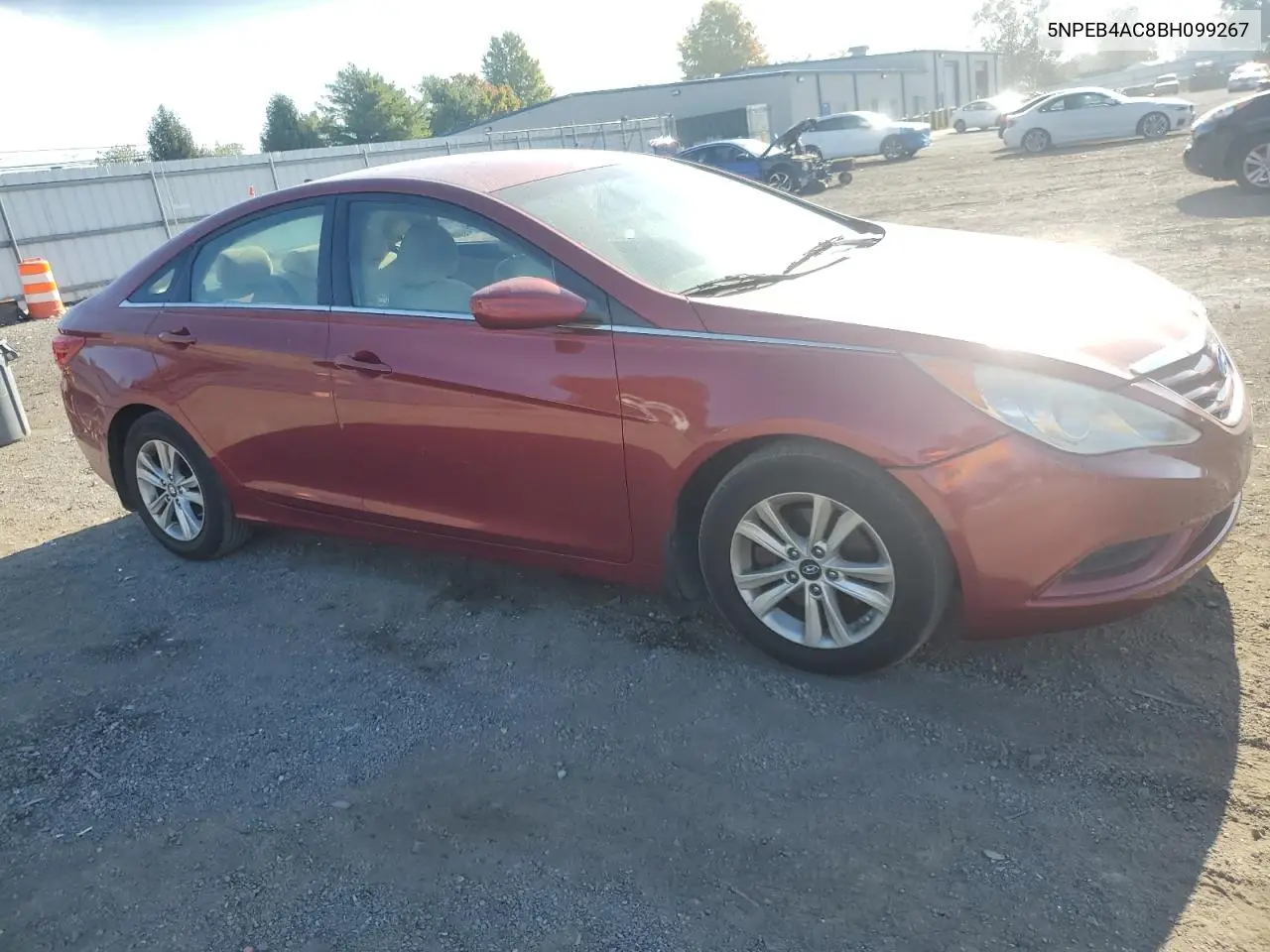 5NPEB4AC8BH099267 2011 Hyundai Sonata Gls