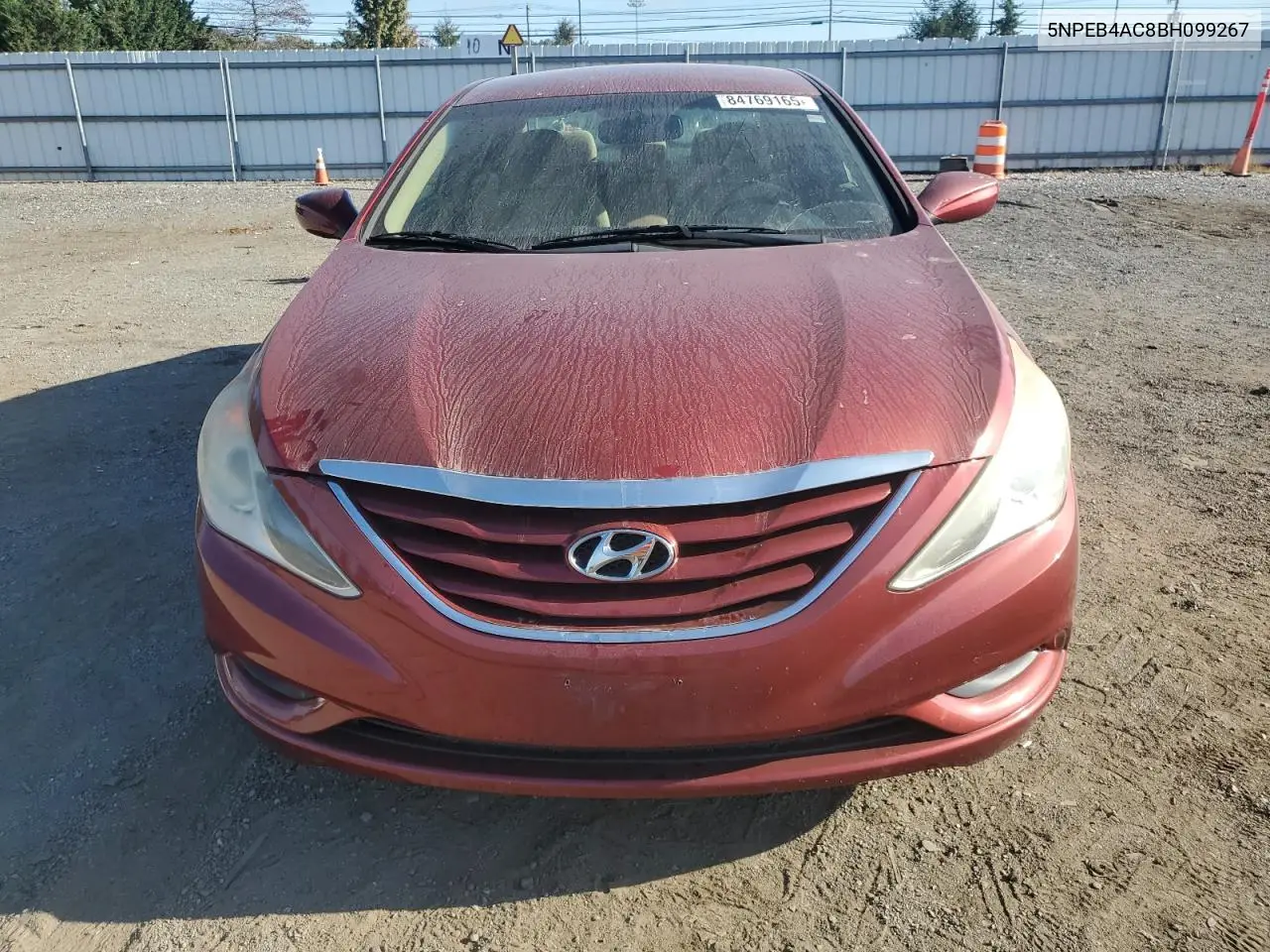 5NPEB4AC8BH099267 2011 Hyundai Sonata Gls