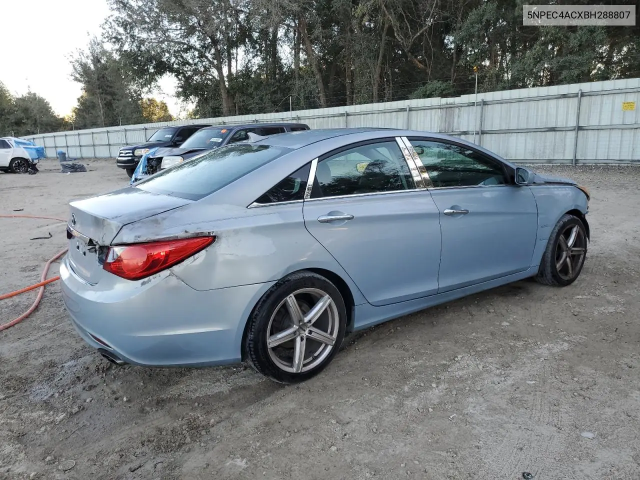 5NPEC4ACXBH288807 2011 Hyundai Sonata Se