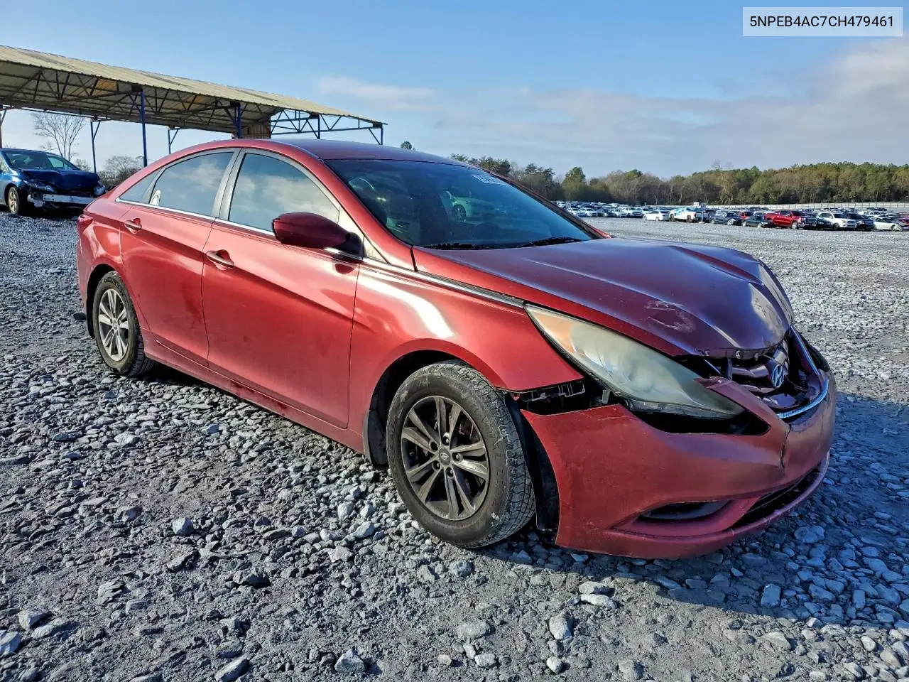 5NPEB4AC7CH479461 2012 Hyundai Sonata Gls