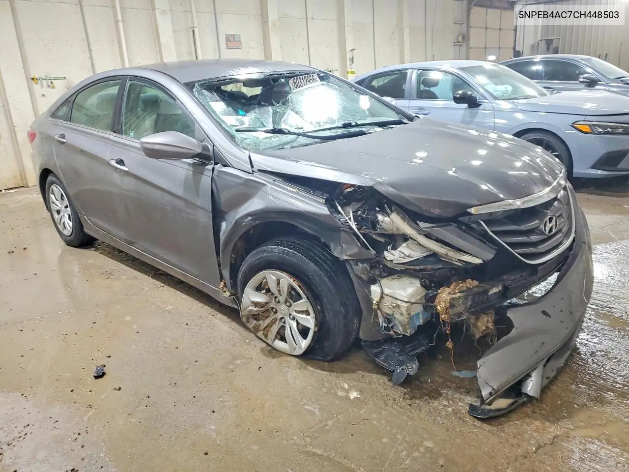 2012 Hyundai Sonata Gls VIN: 5NPEB4AC7CH448503 Lot: 60312956
