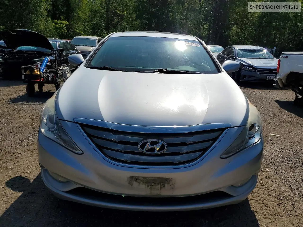 2012 Hyundai Sonata Gls VIN: 5NPEB4AC1CH474613 Lot: 61218816