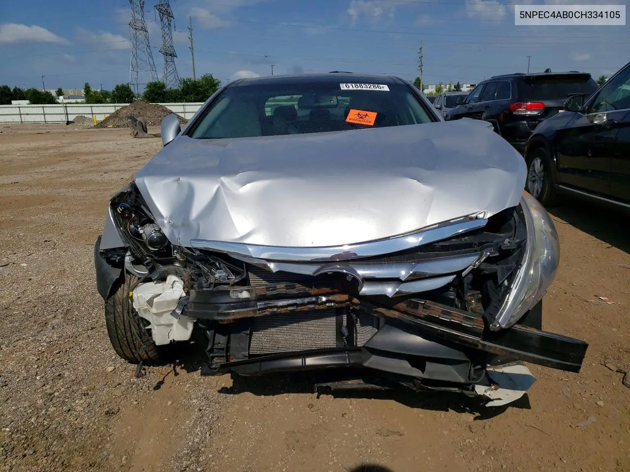 2012 Hyundai Sonata Limited 2.0T VIN: 5NPEC4AB0CH334105 Lot: 61883286