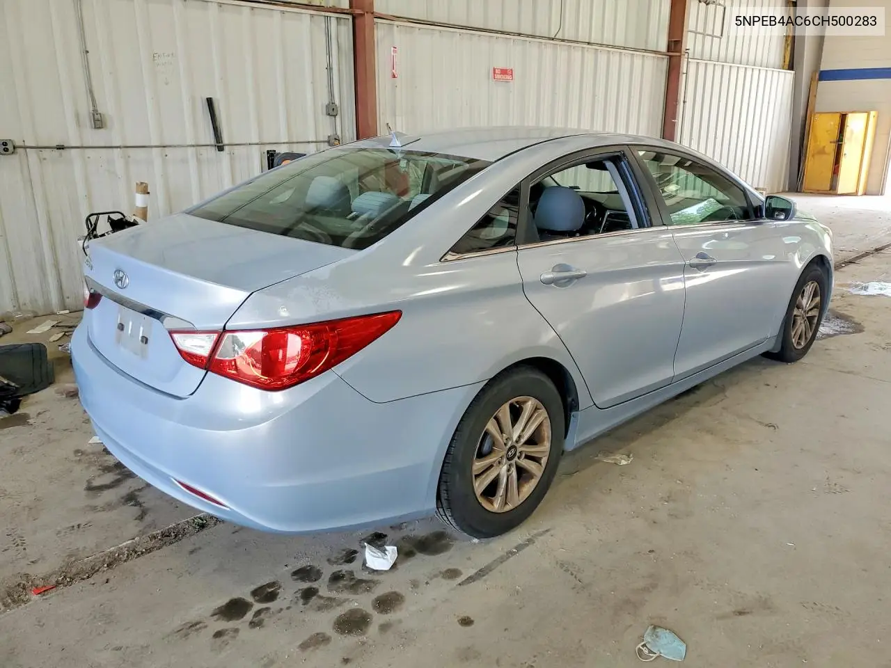 2012 Hyundai Sonata Gls VIN: 5NPEB4AC6CH500283 Lot: 62036206