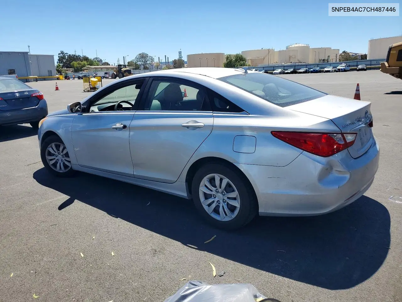 2012 Hyundai Sonata Gls VIN: 5NPEB4AC7CH487446 Lot: 62143926