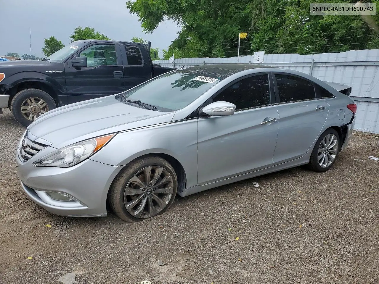 2013 Hyundai Sonata Se 2.0T VIN: 5NPEC4AB1DH690743 Lot: 56631376