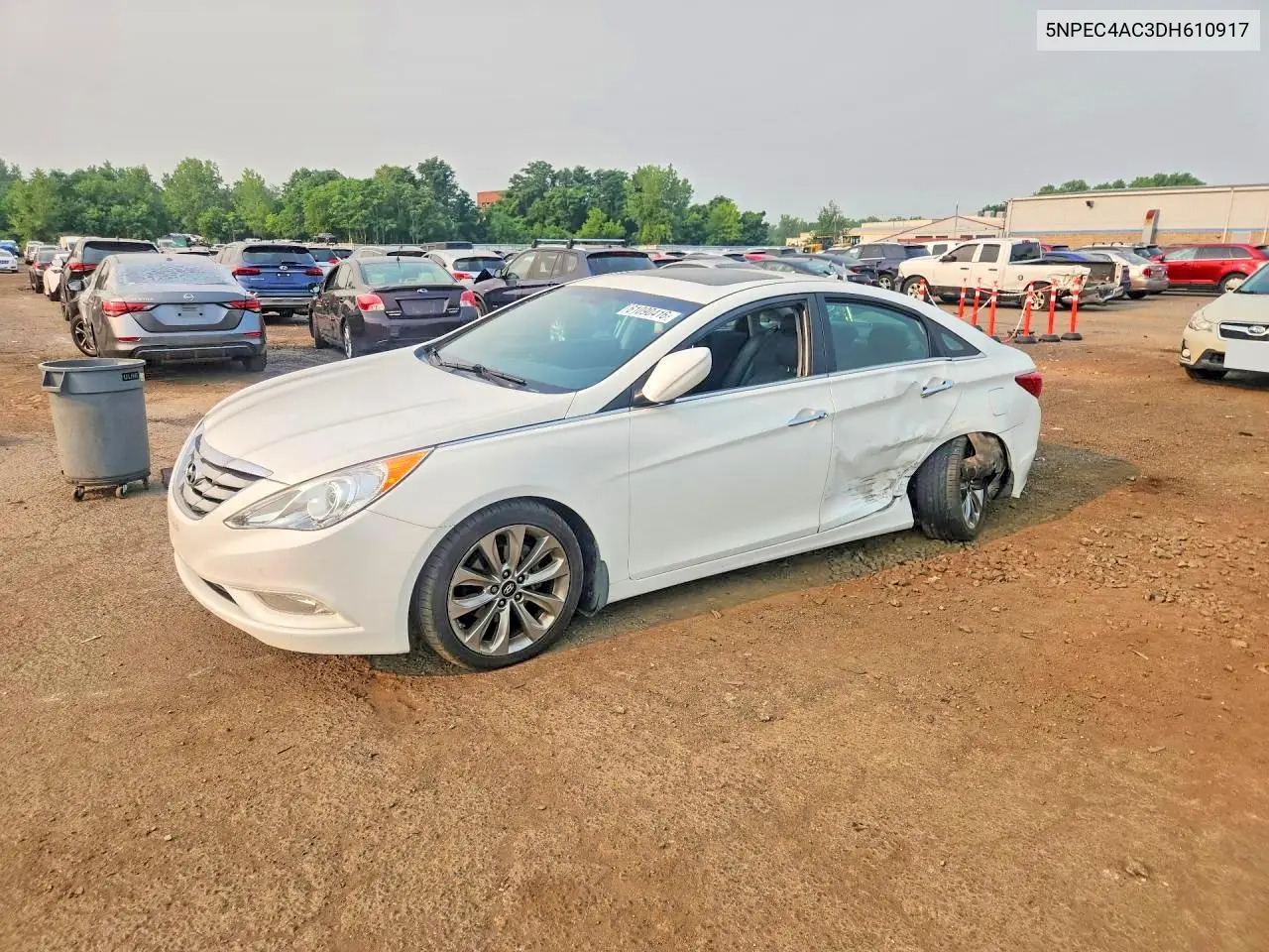 2013 Hyundai Sonata Se VIN: 5NPEC4AC3DH610917 Lot: 61090416