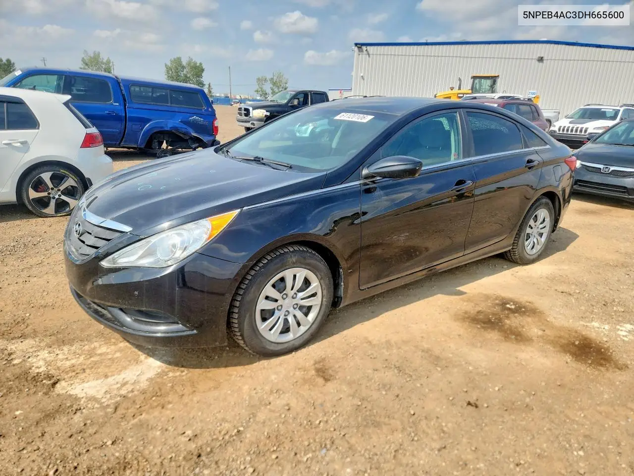 2013 Hyundai Sonata Gls VIN: 5NPEB4AC3DH665600 Lot: 61120106
