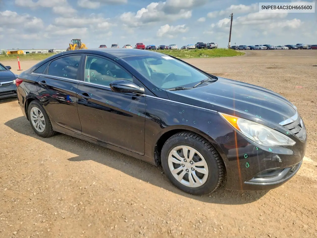 2013 Hyundai Sonata Gls VIN: 5NPEB4AC3DH665600 Lot: 61120106