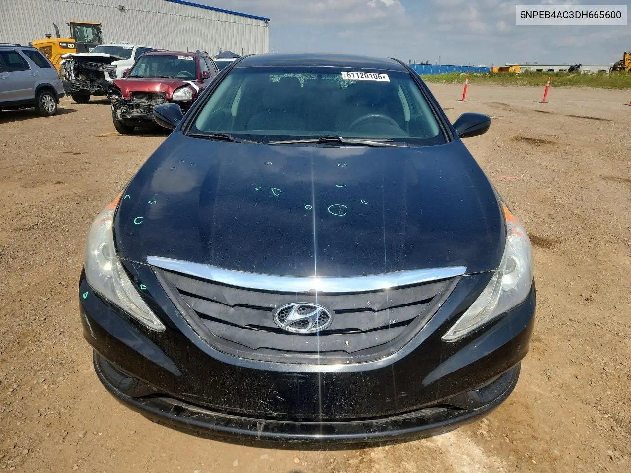 2013 Hyundai Sonata Gls VIN: 5NPEB4AC3DH665600 Lot: 61120106
