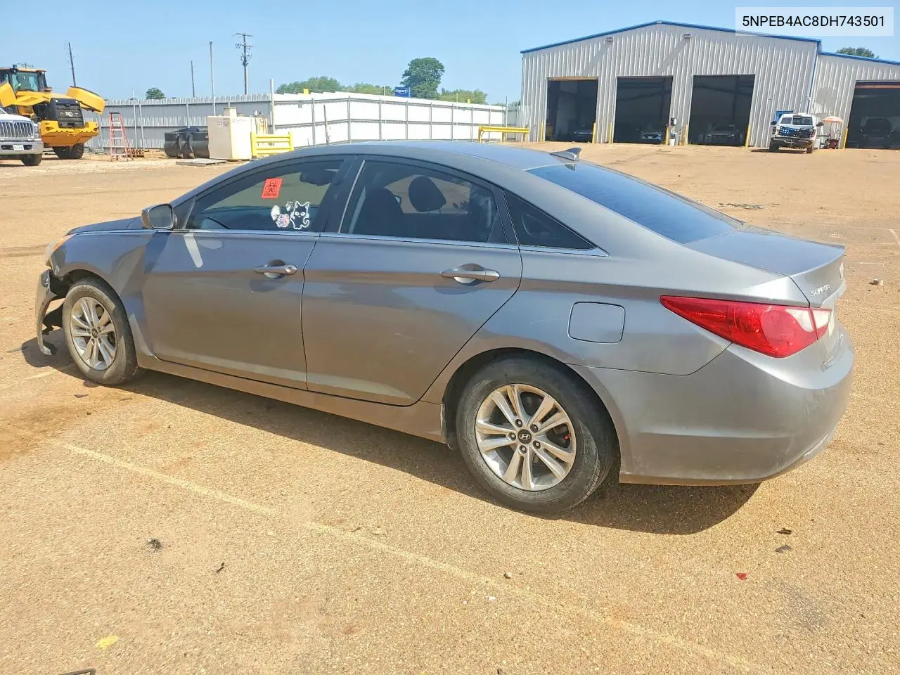2013 Hyundai Sonata Gls VIN: 5NPEB4AC8DH743501 Lot: 61754916