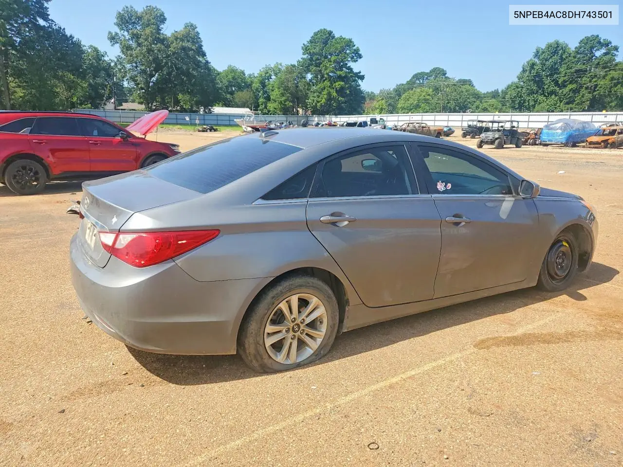 2013 Hyundai Sonata Gls VIN: 5NPEB4AC8DH743501 Lot: 61754916