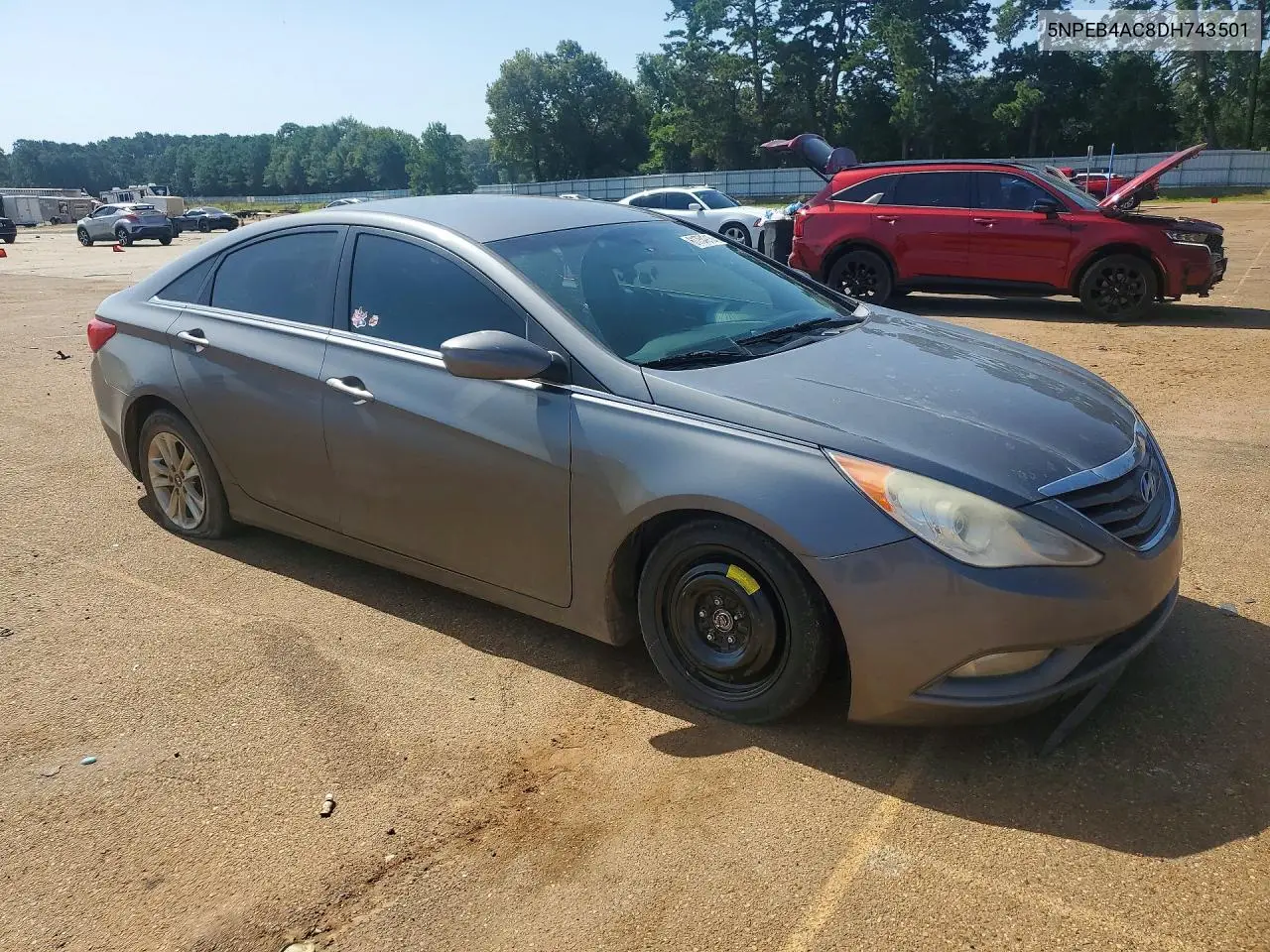 2013 Hyundai Sonata Gls VIN: 5NPEB4AC8DH743501 Lot: 61754916