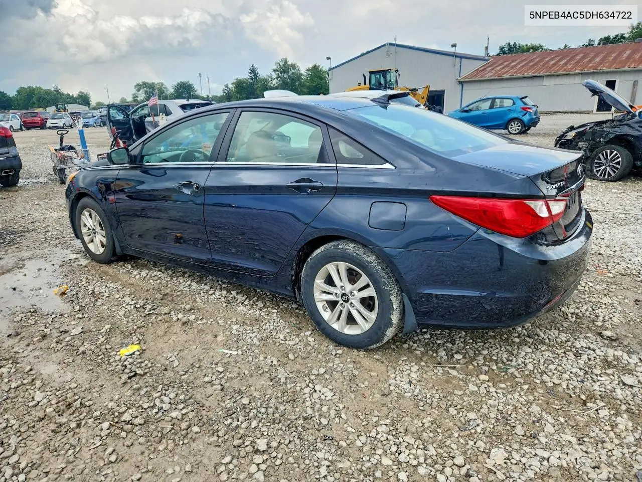 2013 Hyundai Sonata Gls VIN: 5NPEB4AC5DH634722 Lot: 61785246