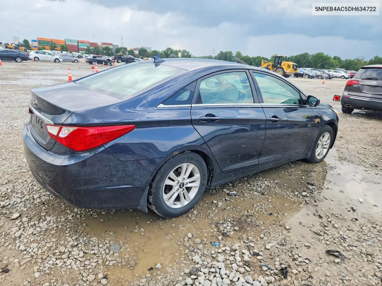 2013 Hyundai Sonata Gls VIN: 5NPEB4AC5DH634722 Lot: 61785246