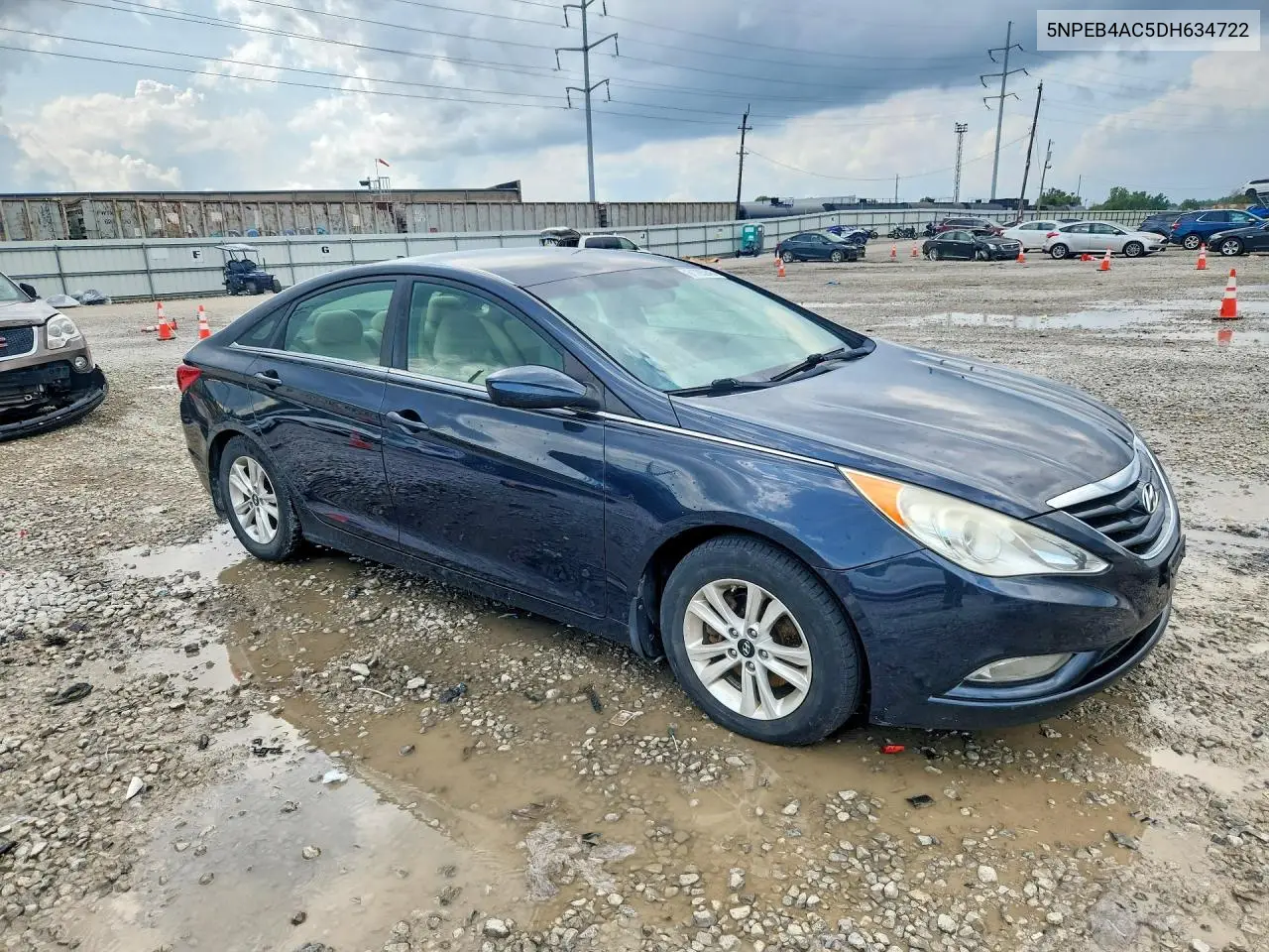 2013 Hyundai Sonata Gls VIN: 5NPEB4AC5DH634722 Lot: 61785246