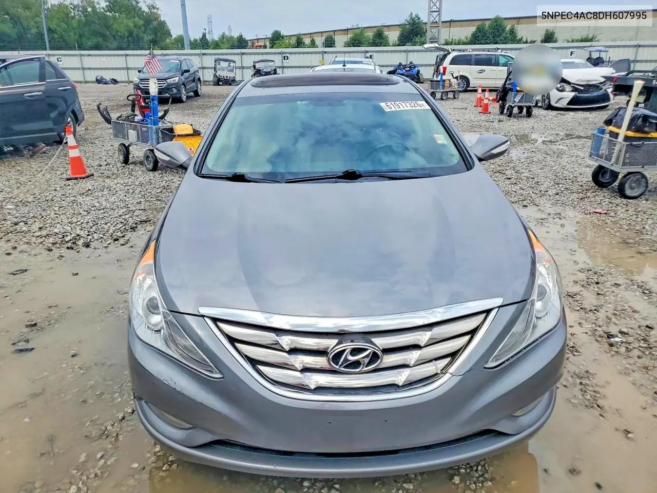 2013 Hyundai Sonata Limited VIN: 5NPEC4AC8DH607995 Lot: 61917326