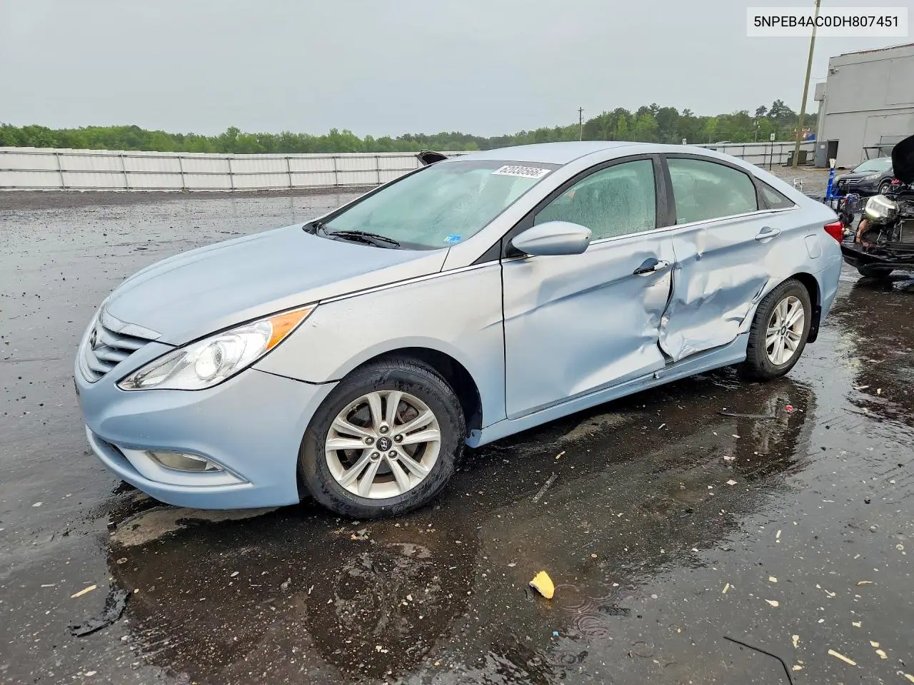 2013 Hyundai Sonata Gls VIN: 5NPEB4AC0DH807451 Lot: 62030566