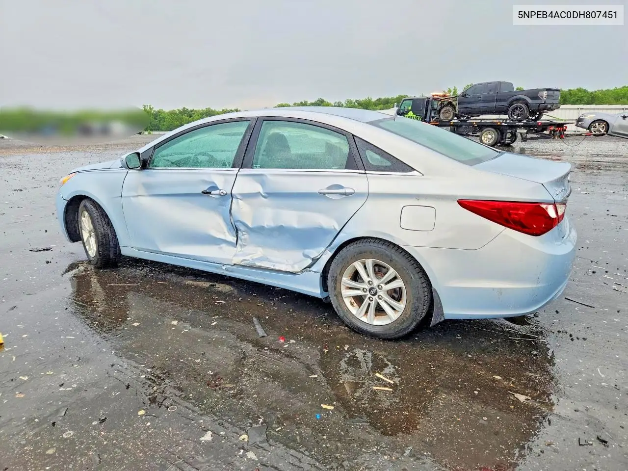2013 Hyundai Sonata Gls VIN: 5NPEB4AC0DH807451 Lot: 62030566