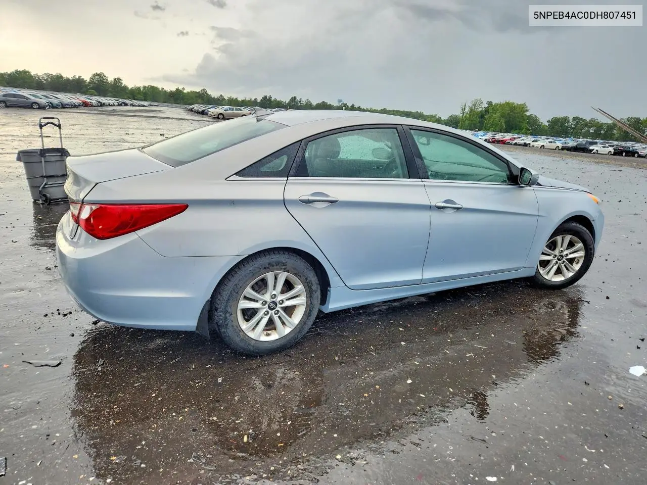 2013 Hyundai Sonata Gls VIN: 5NPEB4AC0DH807451 Lot: 62030566