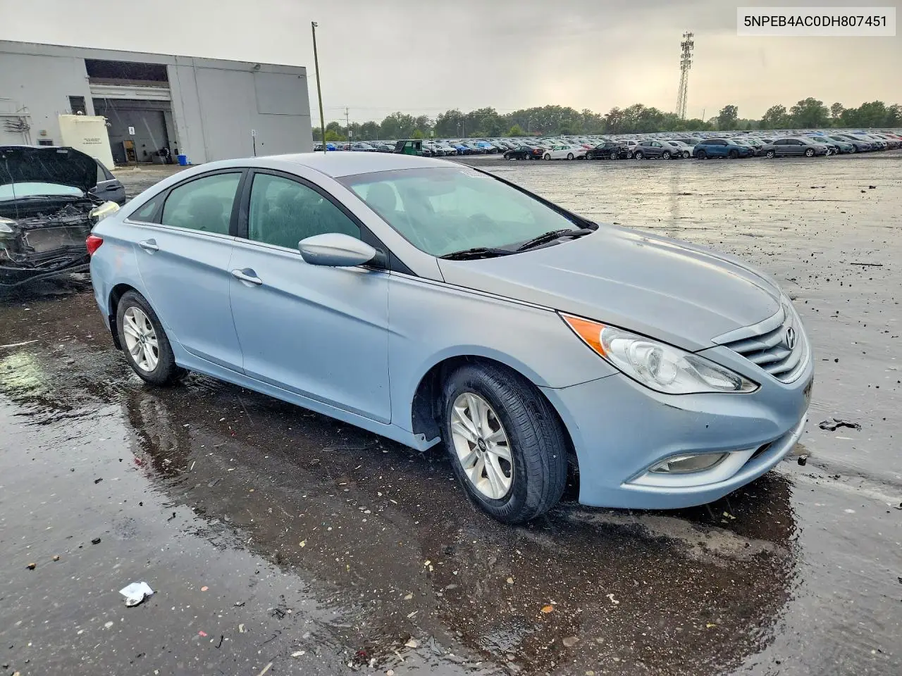 2013 Hyundai Sonata Gls VIN: 5NPEB4AC0DH807451 Lot: 62030566