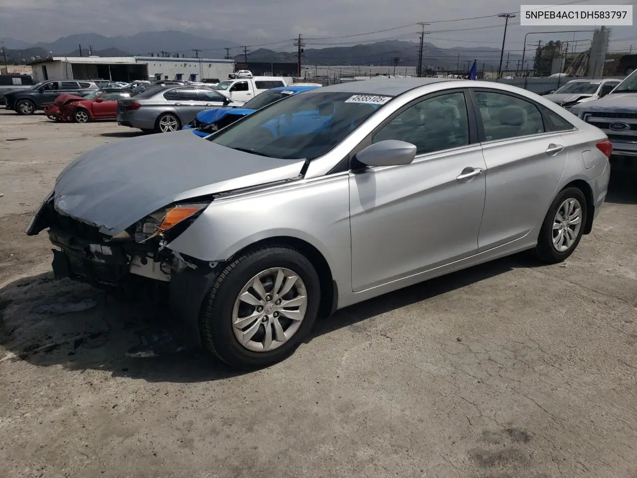 5NPEB4AC1DH583797 2013 Hyundai Sonata Gls